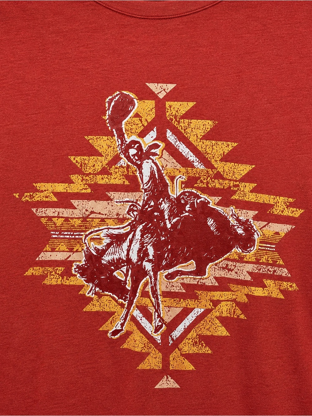Woman’s Rust Graphic Rodeo Tee - Label - Picture 2 of 4